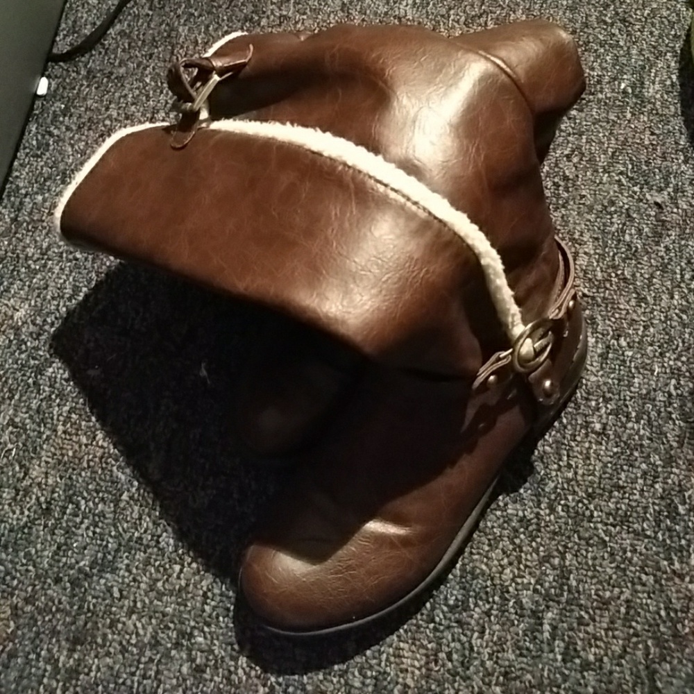 Brown boots